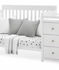 Delta Children Baby Cribs Flynn 5-in-1 Convertible Crib And Changer