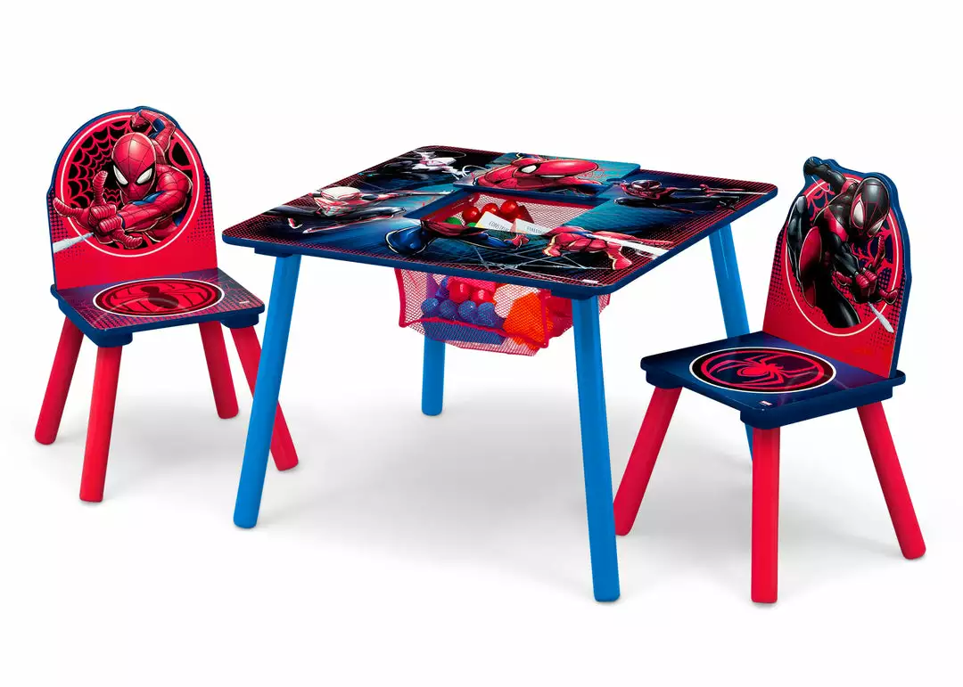 Delta Children Spider-Man Table And Chair Set With Storage 6 Delta Children Spider-Man Table And Chair Set With Storage
