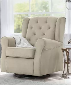 Delta Children Emerson Nursery Glider Swivel Rocker Chair Gliders & Rocking Chairs