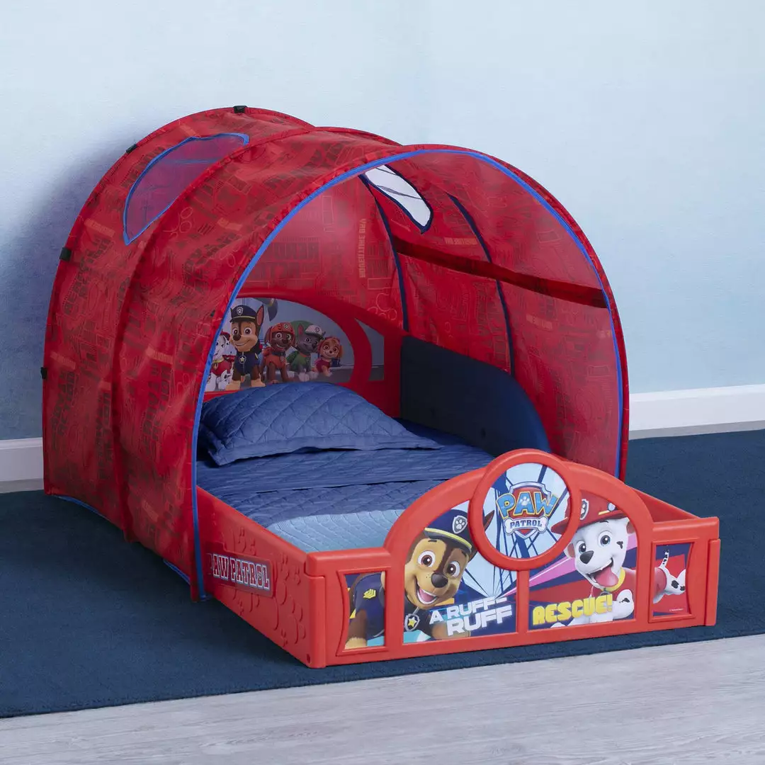 Delta Children PAW Patrol Sleep And Play Toddler Bed With Tent 6 Delta Children PAW Patrol Sleep And Play Toddler Bed With Tent