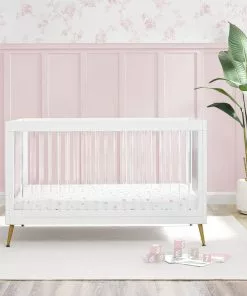 Delta Children Sloane 4-in-1 Acrylic Convertible Crib