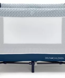 Delta Children LX Deluxe Portable Baby Play Yard With Removable Bassinet And Changing Table Play Yards