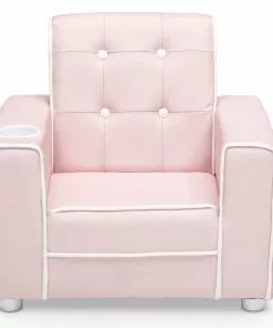 Delta Children Chelsea Kids Upholstered Chair With Cup Holder