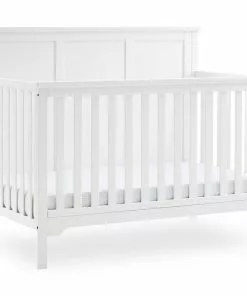 Delta Children Sweet Beginnings Sage Flat Top 6-in-1 Convertible Crib