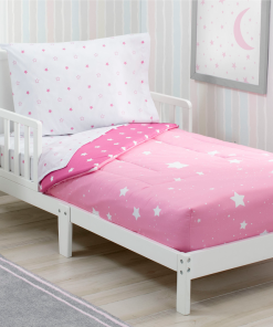 Delta Children Girls 4-Piece Toddler Bedding Set Sheets & Mattress Covers 26 Delta Children Girls 4-Piece Toddler Bedding Set Sheets & Mattress Covers