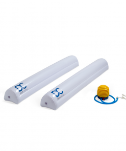 Delta Children Foam Bed Rails Inflatable Bed Rails For Toddlers & Kids With Foot Pump (2 Pack)