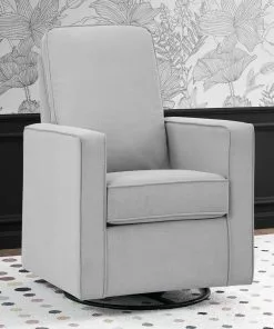 Delta Children Skye Nursery Glider Swivel Chair With LiveSmart Fabric