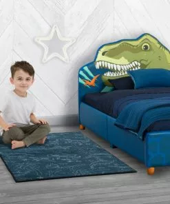 Delta Children Dinosaur Rectangle Area Rug For Kids, 39-Inch X 59-Inch Rugs