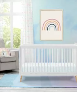 Delta Children Baby Cribs Jordan 4-In-1 Convertible Crib