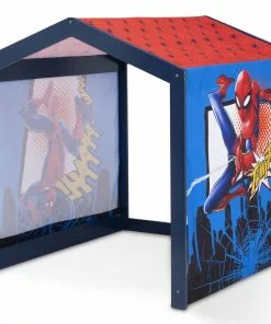 Delta Children Spider-Man Indoor Playhouse With Fabric Tent For Boys And Girls Sale