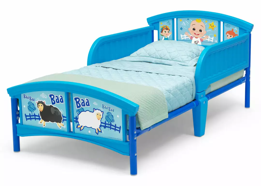Delta Children CoComelon Plastic Toddler Bed 5 Delta Children CoComelon Plastic Toddler Bed