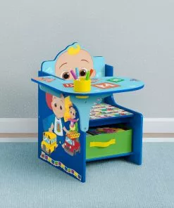 Delta Children Activity Desks CoComelon Chair Desk With Storage Bin
