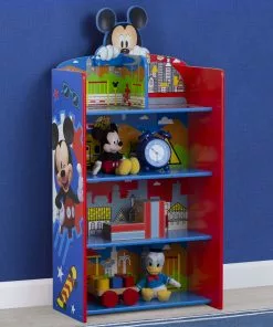 Delta Children Sale Mickey Mouse Wooden Playhouse 4-Shelf Bookcase For Kids