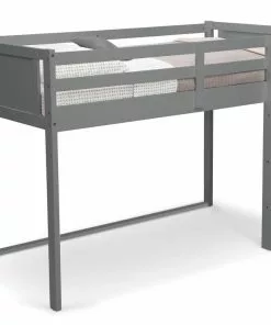 Delta Children Twin Loft Bed With Guardrail And Ladder Twin Beds & Headboards