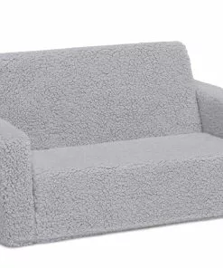 Delta Children Cozee Flip-Out Sherpa 2-in-1 Convertible Sofa To Lounger For Kids 22 Delta Children Cozee Flip-Out Sherpa 2-in-1 Convertible Sofa To Lounger For Kids