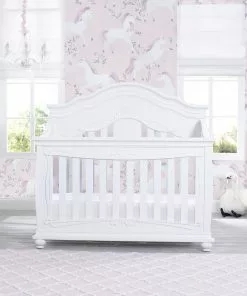Simmons Kids Fairytale 5-in-1 Convertible Crib With Conversion Rails Baby Cribs