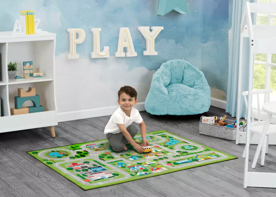 Delta Children Rugs Large Road Map Activity Rug For Girls And Boys - 54-inch L X 39-inch W 8 Delta Children Rugs Large Road Map Activity Rug For Girls And Boys - 54-inch L X 39-inch W