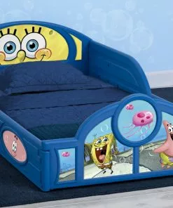 Delta Children SpongeBob SquarePants Plastic Sleep And Play Toddler Bed