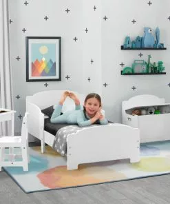 Delta Children Rugs Watercolor Rectangle Area Rug For Kids, 53-Inch X 59-Inch