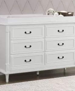 Simmons Kids Juliette 6 Drawer Dresser With Changing Top Dressers & Changing Tables