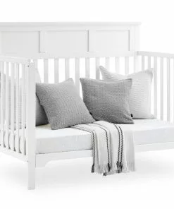Delta Children Baby Cribs Sweet Beginnings Hart Flat Top 6-in-1 Convertible Crib
