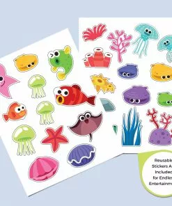 Delta Children Baby Shark Design & Store 6 Bin Toy Storage Organizer