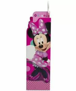 Delta Children Minnie Mouse Wooden Playhouse 4-Shelf Bookcase For Kids