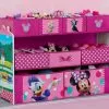 Delta Children Storage Minnie Mouse Deluxe 9 Bin Design And Store Toy Organizer