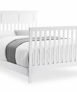Delta Children Baby Cribs Sweet Beginnings Hart Flat Top 6-in-1 Convertible Crib