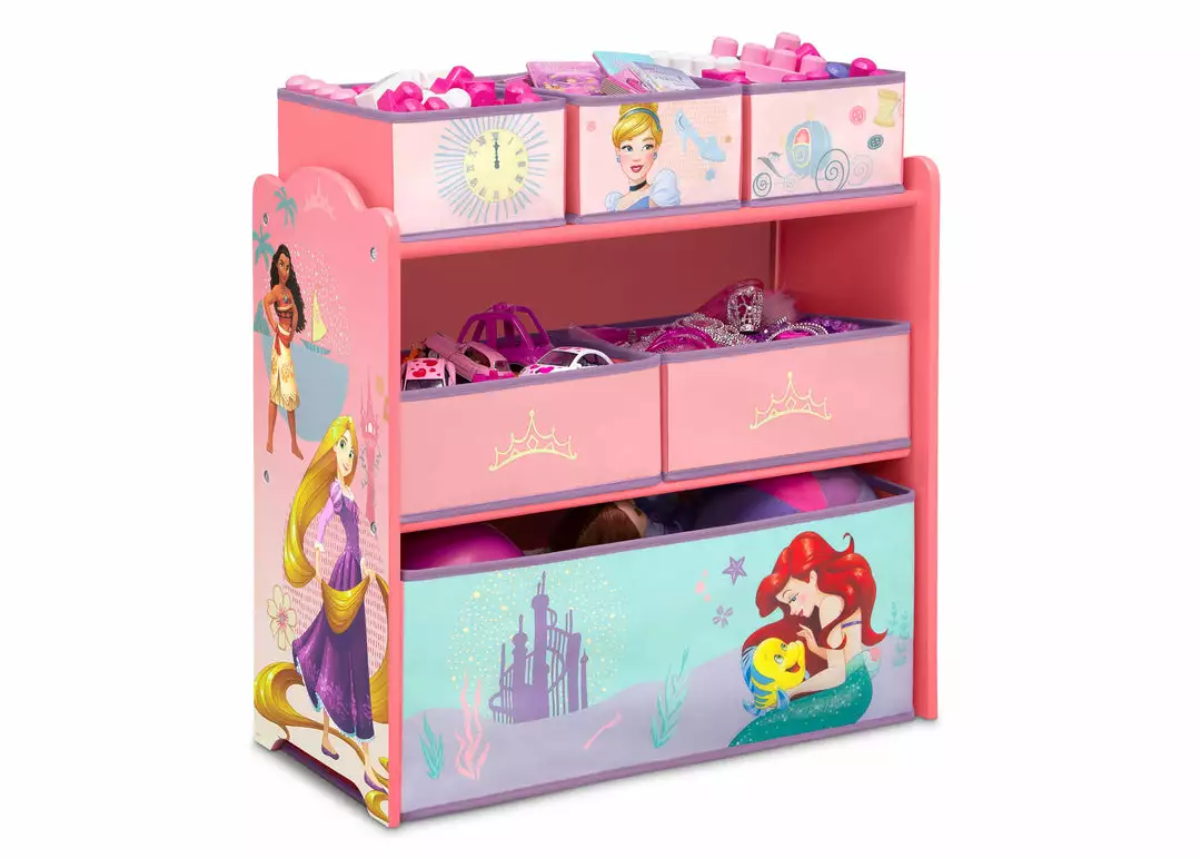 Delta Children Storage Princess 6 Bin Design And Store Toy Organizer 5 Delta Children Storage Princess 6 Bin Design And Store Toy Organizer