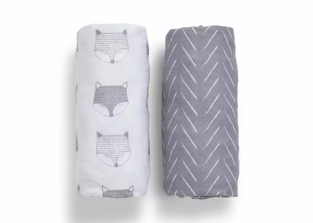 Delta Children Indie Fox Fitted Crib Sheets - 2 Pack 6 Delta Children Indie Fox Fitted Crib Sheets - 2 Pack