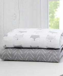 Delta Children Indie Fox Fitted Crib Sheets - 2 Pack