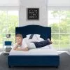 Delta Children Upholstered Twin Bed Twin Beds & Headboards