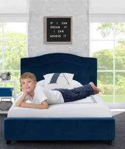 Delta Children Upholstered Twin Bed Twin Beds & Headboards