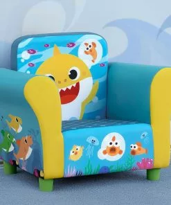 Delta Children Kids’ Chairs Baby Shark Upholstered Chair