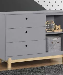 Delta Children Dressers & Changing Tables Poppy 3 Drawer Dresser With Cubbies