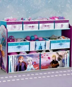 Delta Children Frozen Deluxe 9 Bin Design And Store Toy Organizer Storage
