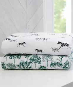 Delta Children What's New Modern Safari Fitted Crib Sheets - 2 Pack