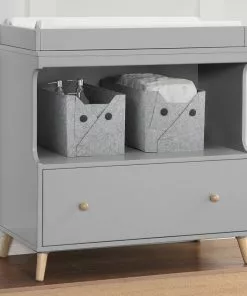Delta Children Essex Convertible Changing Table With Drawer Dressers & Changing Tables