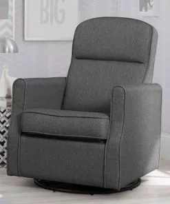 Delta Children Blair Slim Nursery Glider Swivel Rocker Chair
