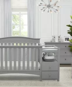 Delta Children Birkley Convertible Crib And Changer Baby Cribs