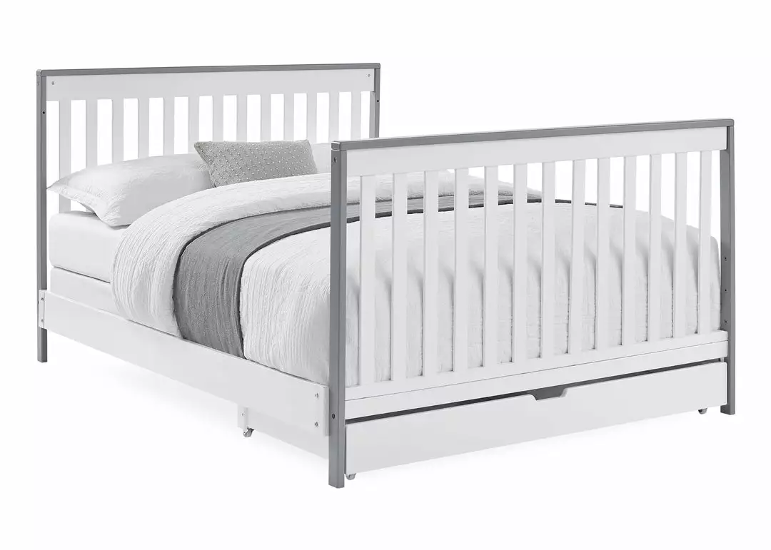 Delta Children Baby Cribs Mercer 6-in-1 Convertible Crib With Storage Trundle 9 Delta Children Baby Cribs Mercer 6-in-1 Convertible Crib With Storage Trundle