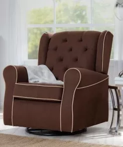 Delta Children Emerson Nursery Glider Swivel Rocker Chair Gliders & Rocking Chairs