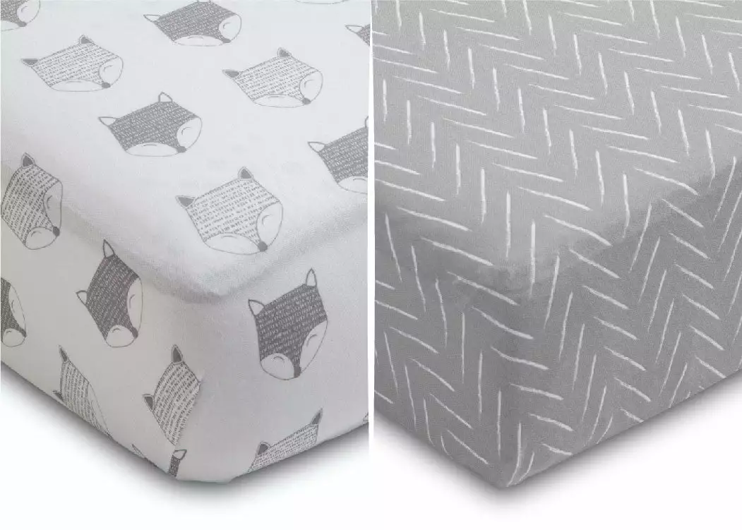 Delta Children Indie Fox Fitted Crib Sheets - 2 Pack 7 Delta Children Indie Fox Fitted Crib Sheets - 2 Pack
