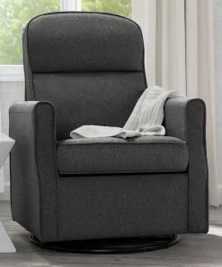 Delta Children Blair Slim Nursery Glider Swivel Rocker Chair