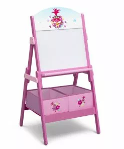 Delta Children Trolls World Of Tour Wooden Activity Easel With Storage Gifts 7 Delta Children Trolls World Of Tour Wooden Activity Easel With Storage Gifts