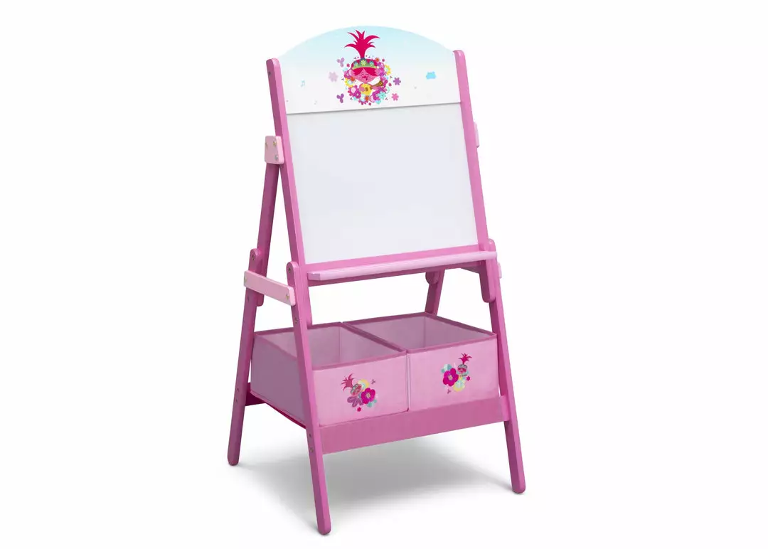 Delta Children Trolls World Of Tour Wooden Activity Easel With Storage Gifts 5 Delta Children Trolls World Of Tour Wooden Activity Easel With Storage Gifts