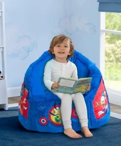 Delta Children Mickey Mouse Cozee Fluffy Chair, Toddler Size (for Kids Up To 6 Years Old) Kids’ Chairs