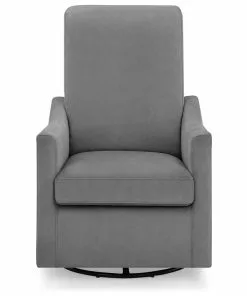 Delta Children Gliders & Rocking Chairs Andie Nursery Glider Swivel Chair With LiveSmart Fabric