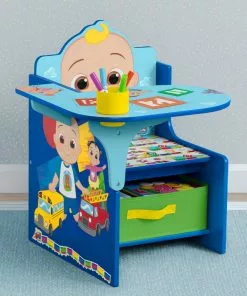 Delta Children Activity Desks CoComelon Chair Desk With Storage Bin